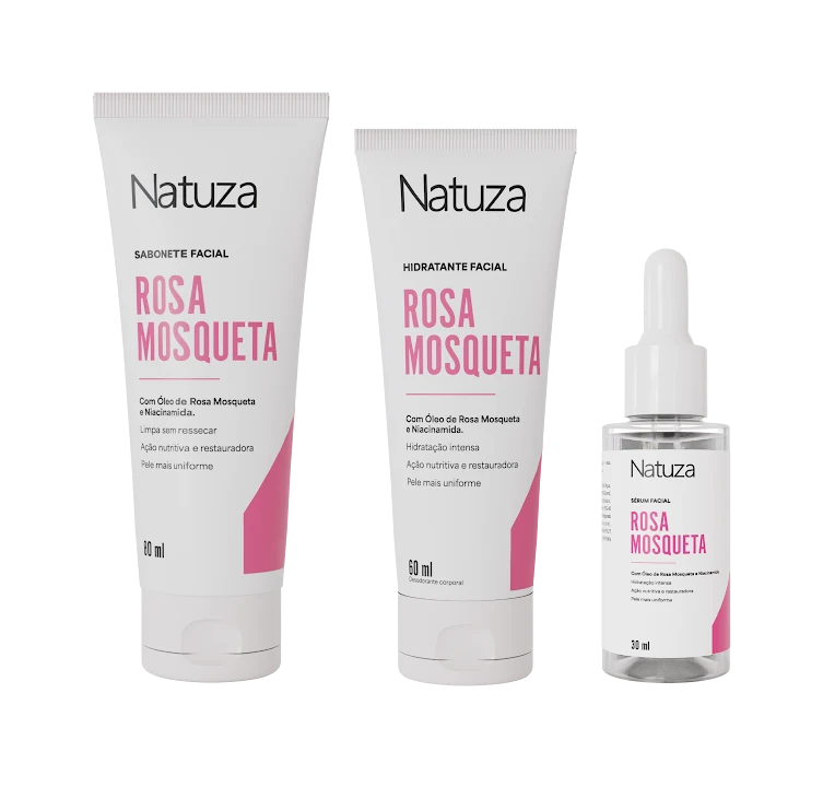 Linha facial Rosa Mosqueta Natuza